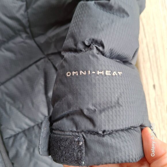 Columbia Womens Down Omni-Heat Insulated Hooded Puffer Jacket W/ Faux Fur Trim - Picture 5 of 15